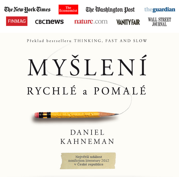 Kniha Myšlení rychlé a pomalé